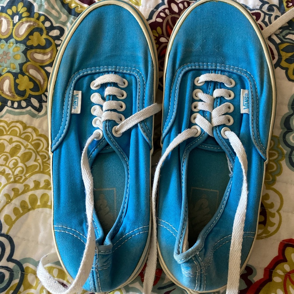 Vans Vibrant Blue Lace-Up Sneakers